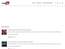 Tablet Screenshot of homemalpha.com.br